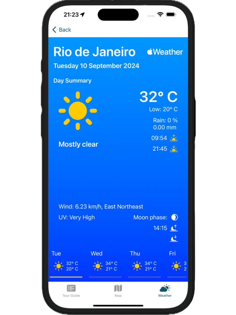 AI Day Tripper App - Weather